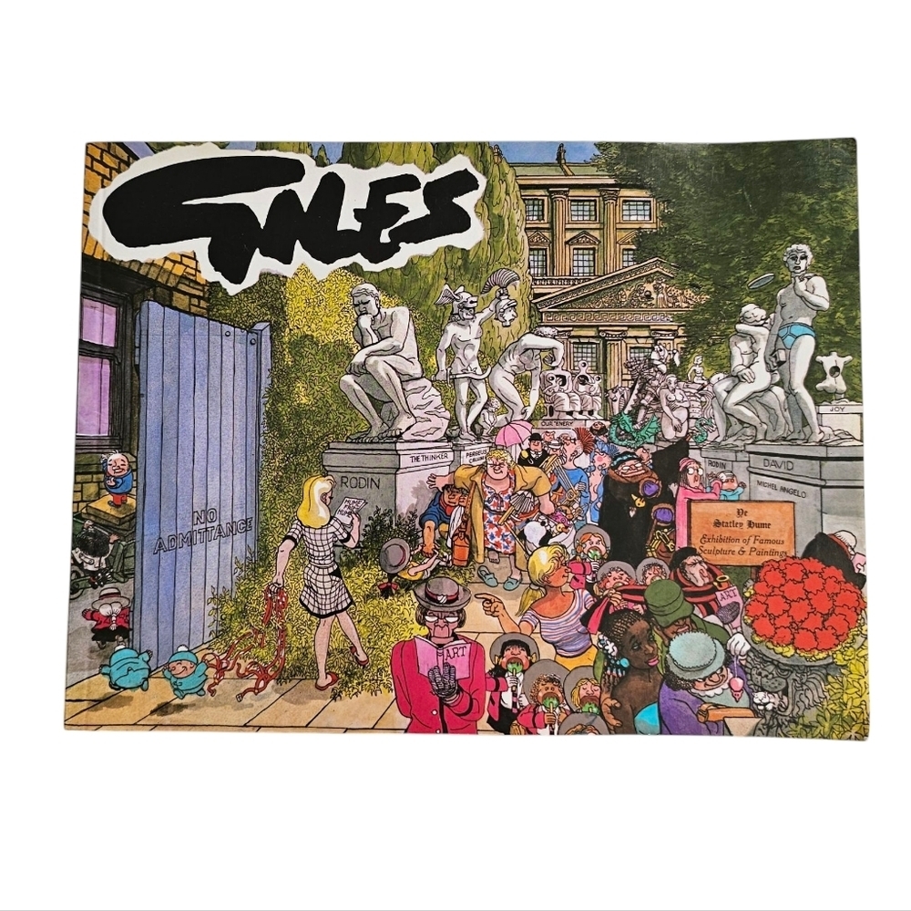 Vintage Giles 1986 Sunday & Daily Express Cartoons Book Humor